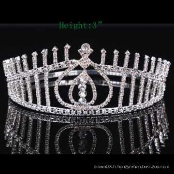 Pierre claire Crown Rhinestone Tiara Crystal Girls Crowns